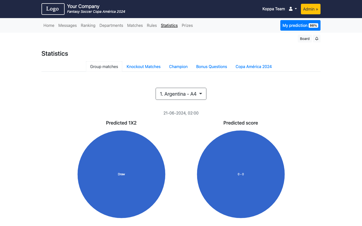 Fantasy Soccer Copa América 2024 - World Cup 2026