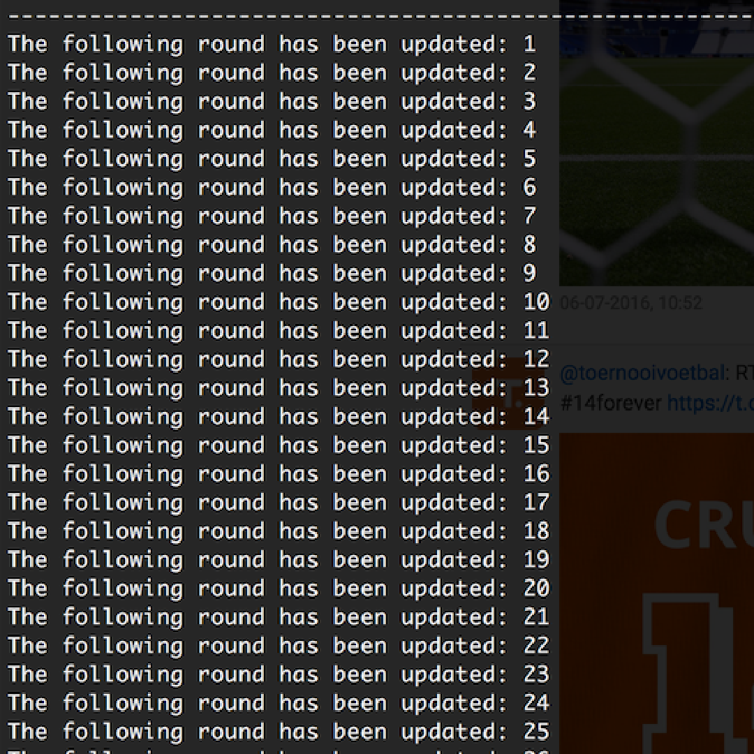 Automatic Updates - Football Tournament 2026
